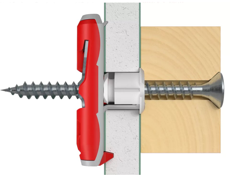 Bucha de Nylon Duotec Fischer para Drywall